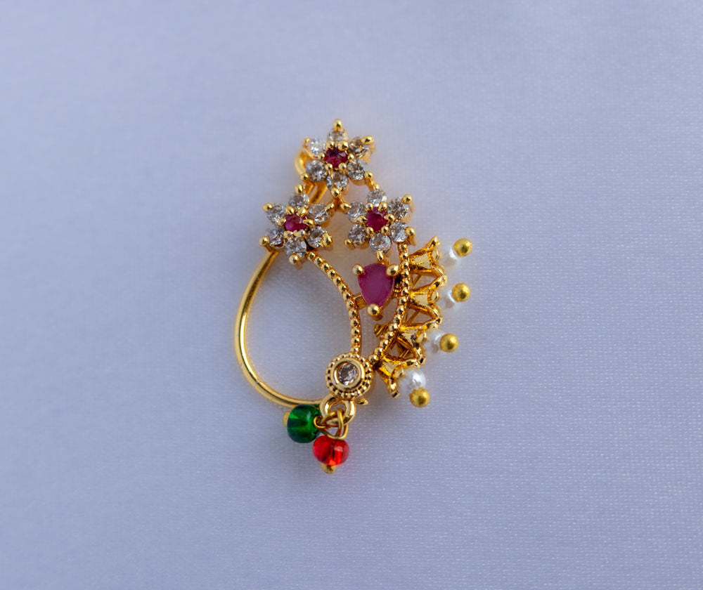 Tarini Tri Flower Nosepin