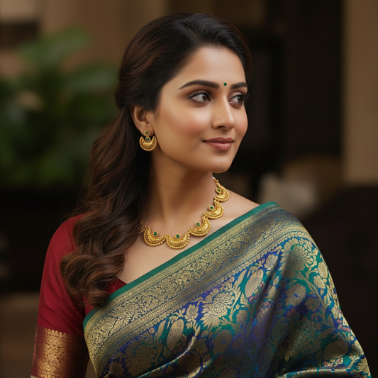 Tarini Chandra Oxidised Necklace