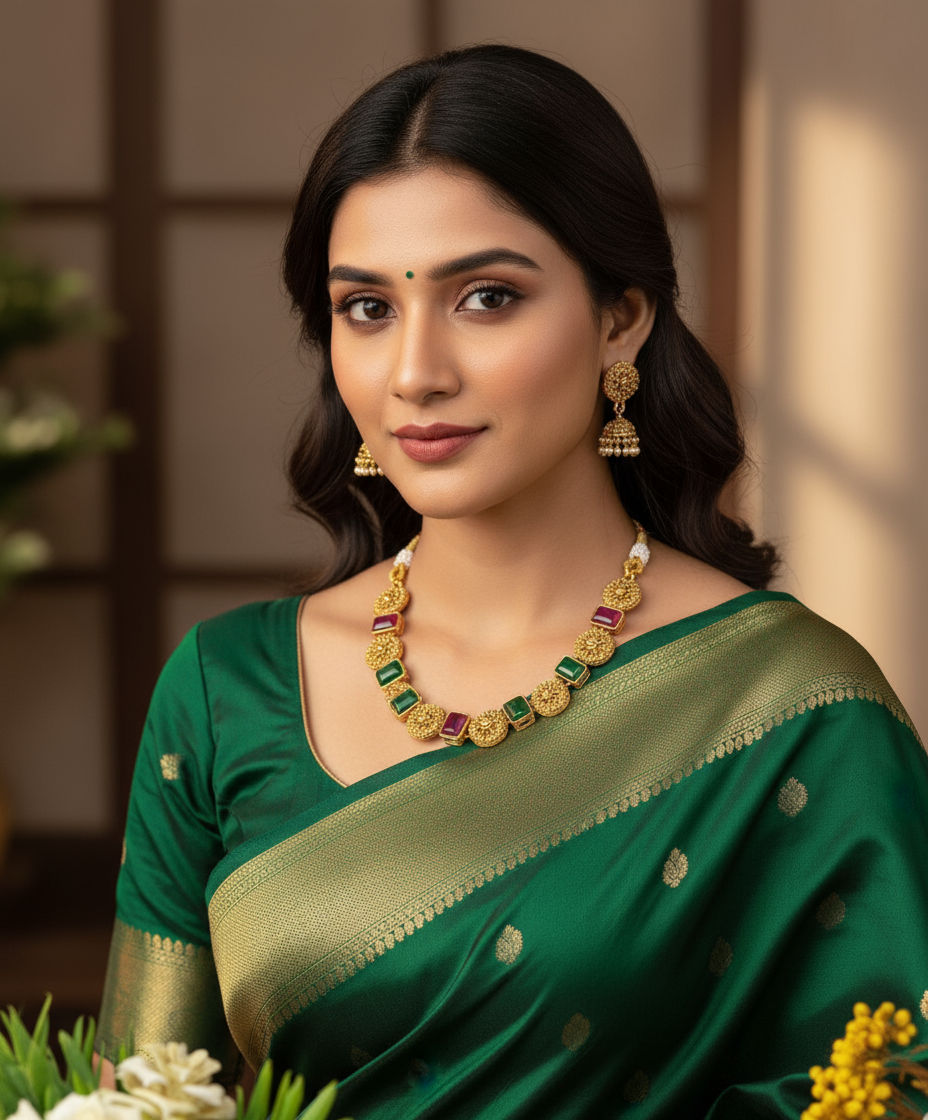 Tarini glory rhinestone necklace