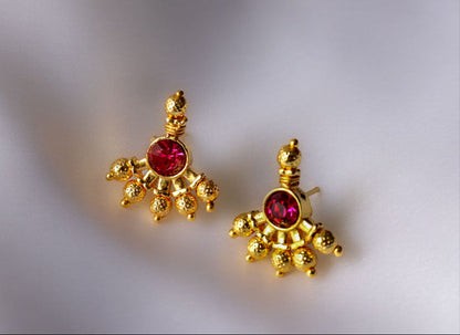 Tarini Golden Pancham Earring