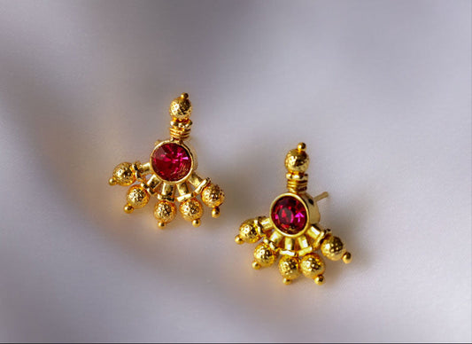 Tarini Golden Pancham Earring