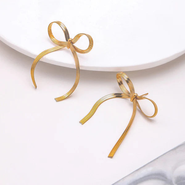 Tarini Bow  Drop Earrings