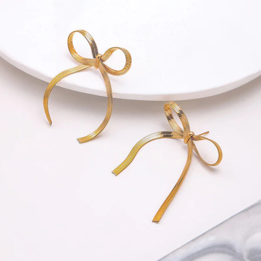 Tarini Bow  Drop Earrings