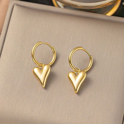 Tarini Heart with Ring Earring