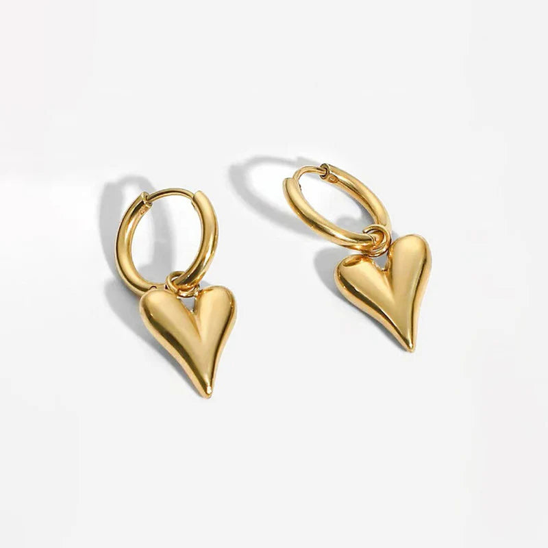 Tarini Heart with Ring Earring