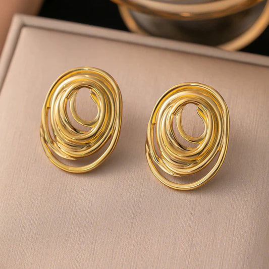 Tarini Spiral Stud Earring