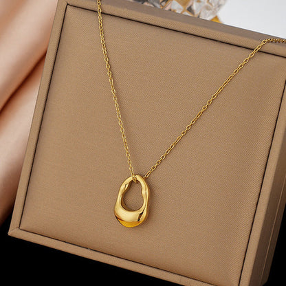 Tarini Hoop Pendant Necklace