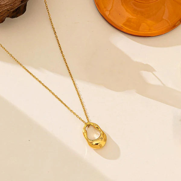 Tarini Hoop Pendant Necklace