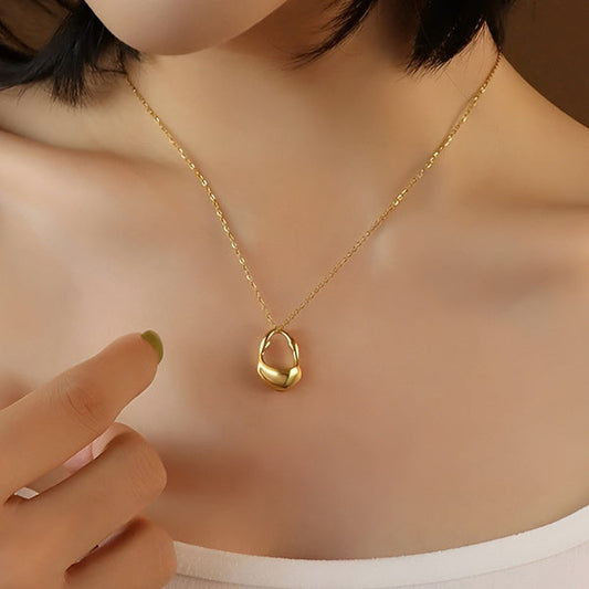 Tarini Hoop Pendant Necklace