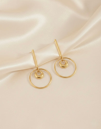 Tarini String Ring Earrings