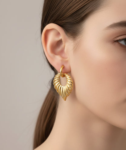 Tarini Leaf Earrings