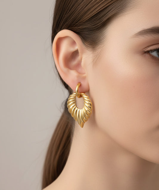 Tarini Leaf Earrings