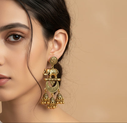 Tarini Elephant Earring