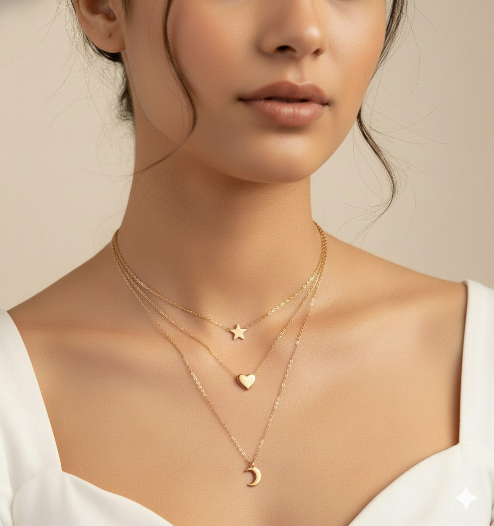 Tarini Tri Necklace