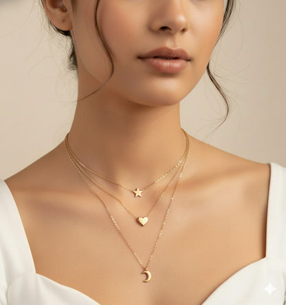 Tarini Tri Necklace