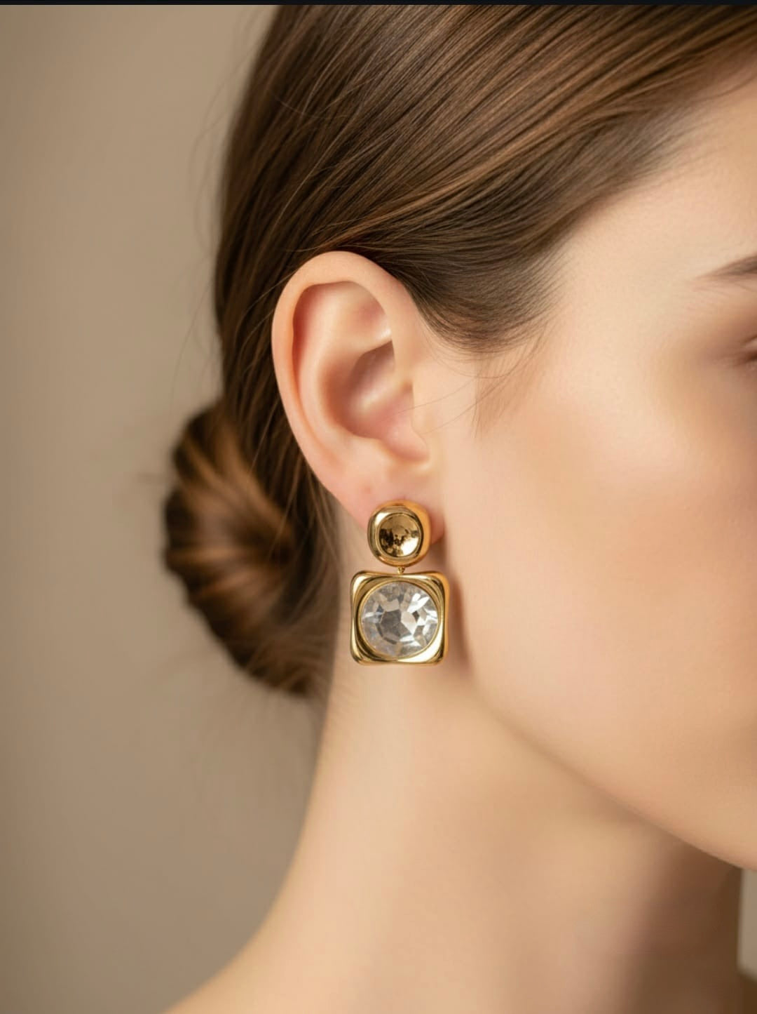 Tarini Diamond Cube Earrings