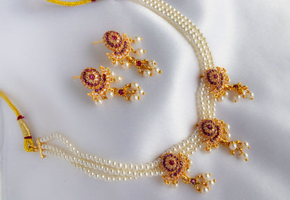 Tarini Traditional Moti Necklace