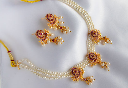Tarini Traditional Moti Necklace
