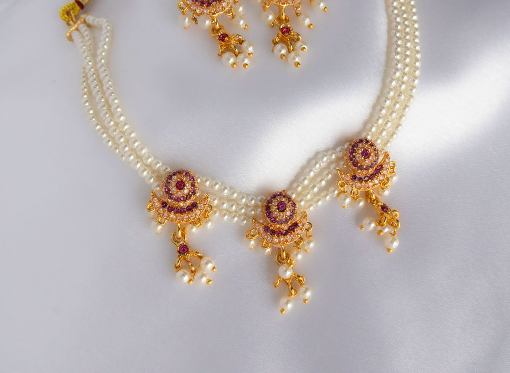 Tarini Traditional Moti Necklace