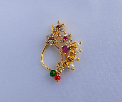 Tarini Tri Flower Nosepin