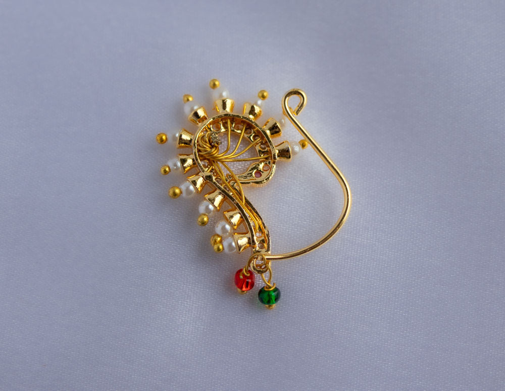 Tarini Stylish Peacock Nosepin