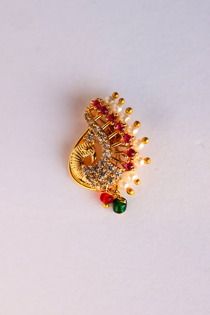 Tarini peacock shine Nosepin