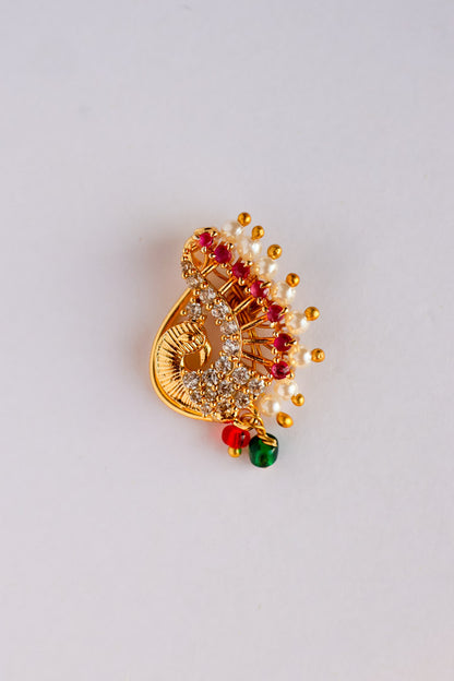 Tarini peacock shine Nosepin