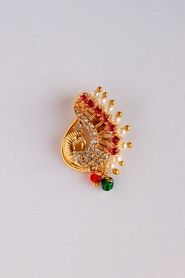 Tarini peacock shine Nosepin