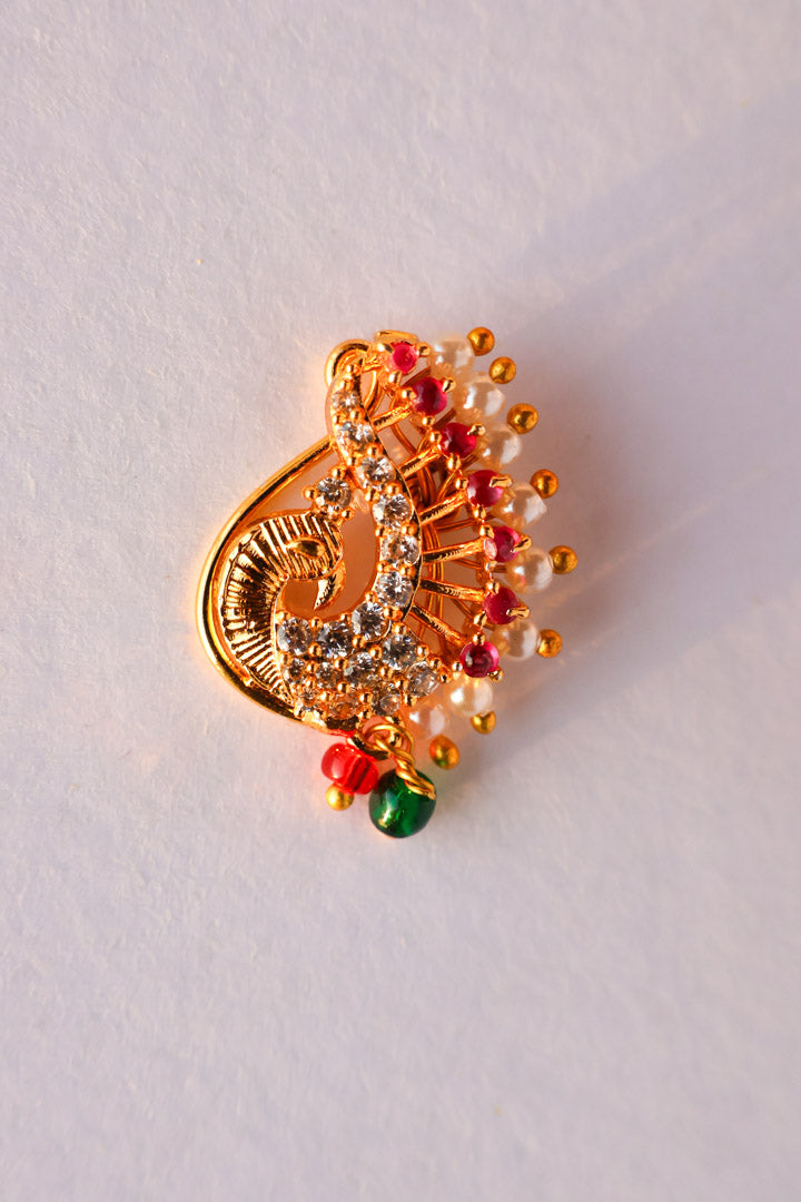 Tarini peacock shine Nosepin