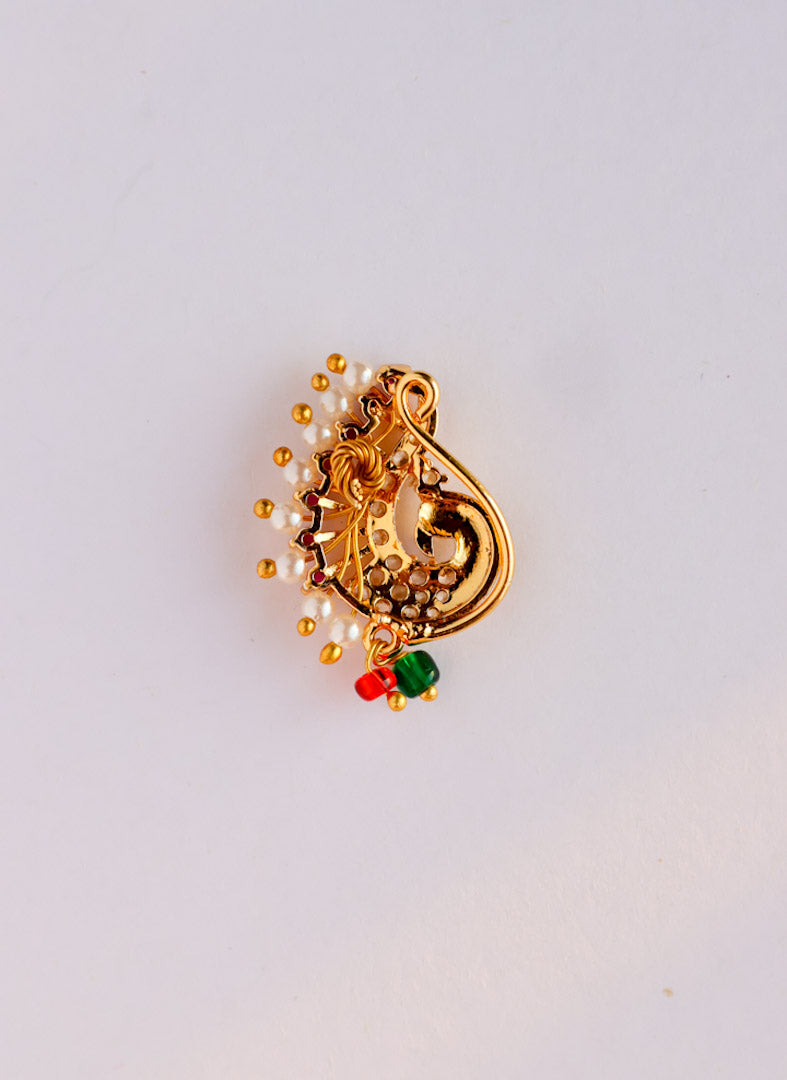 Tarini peacock shine Nosepin