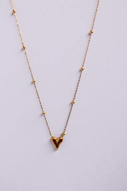 Tarini Heart Pendant Chain Necklace