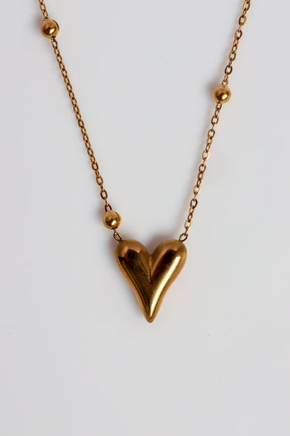 Tarini Heart Pendant Chain Necklace