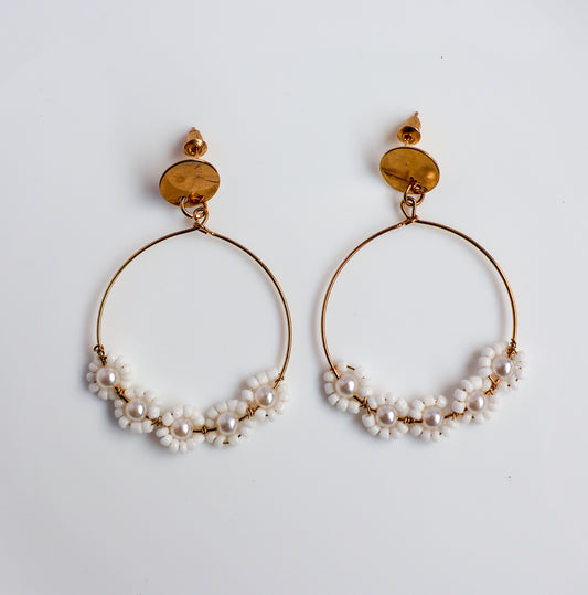 Tarini Floral Ring Earring