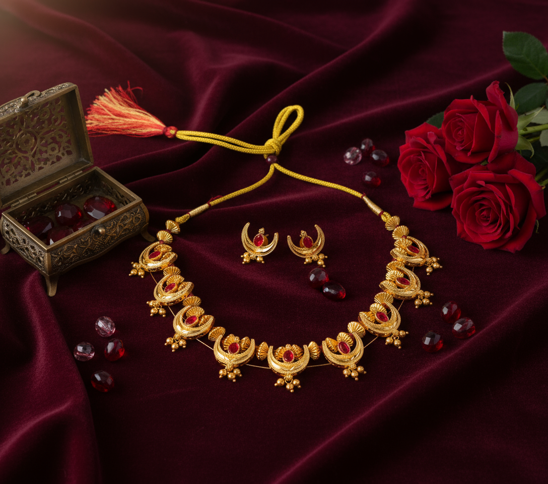 Tarini Chandra Rhinestone Necklace