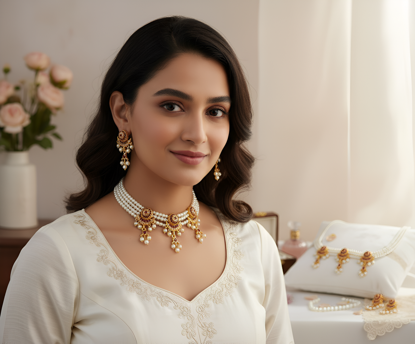 Tarini Traditional Moti Necklace