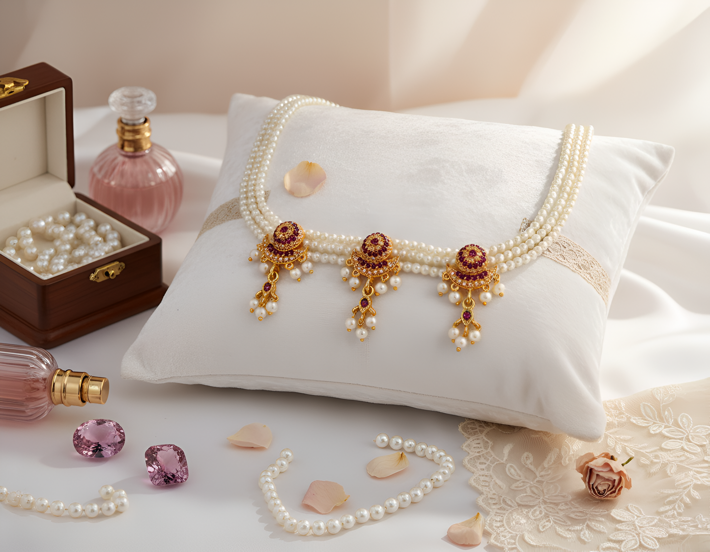 Tarini Traditional Moti Necklace