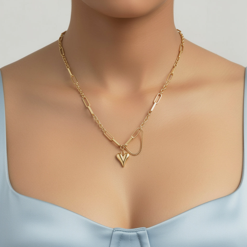 Tarini Heart Bold Necklace