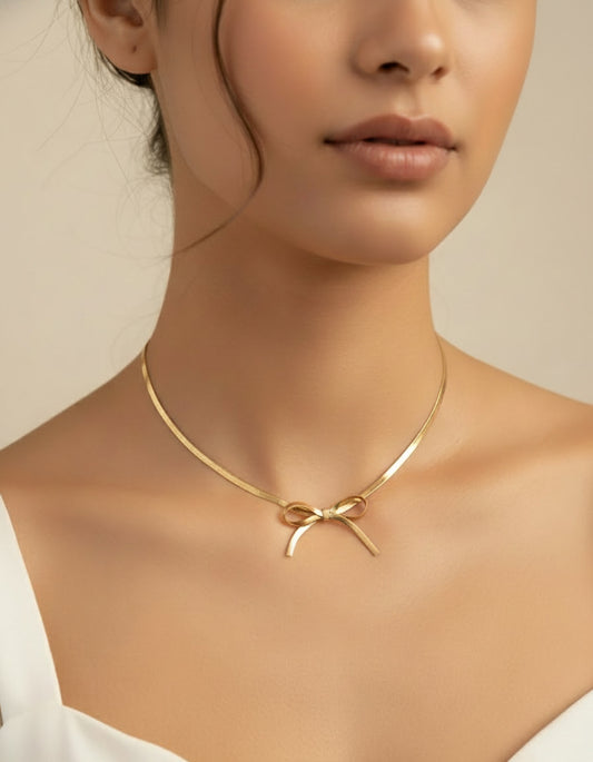 Tarini Bow Necklace
