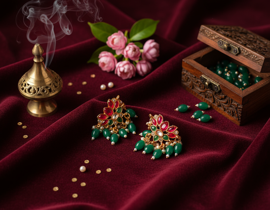 Tarini Kundan Style Earrings