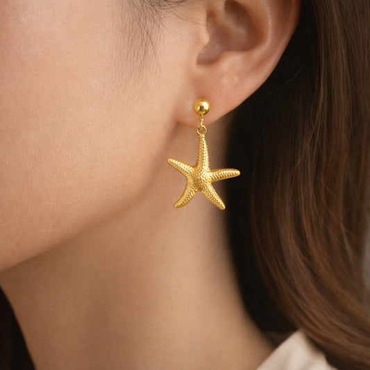 Tarini Star Drop Earrings