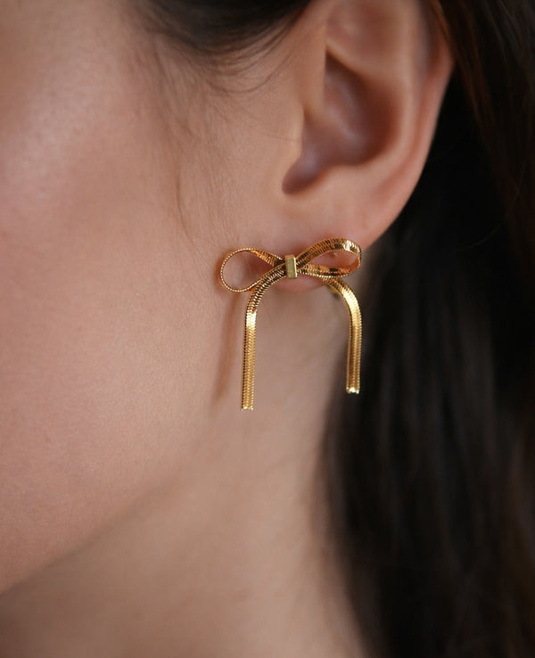 Tarini Bow  Drop Earrings