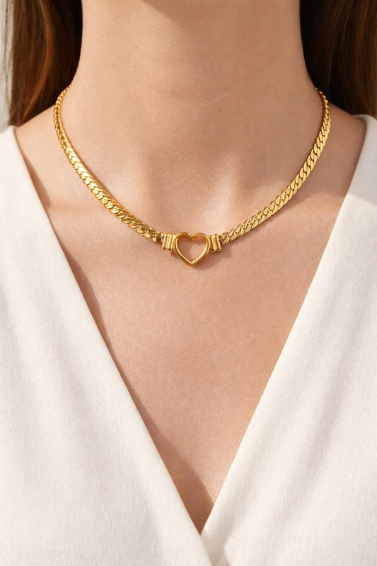 Tarini Heart Bold Necklace