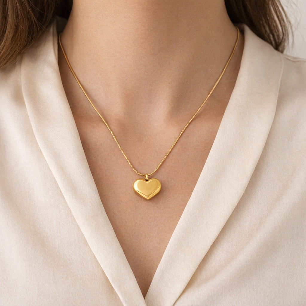 Tarini Heart Themed Pendant Necklace